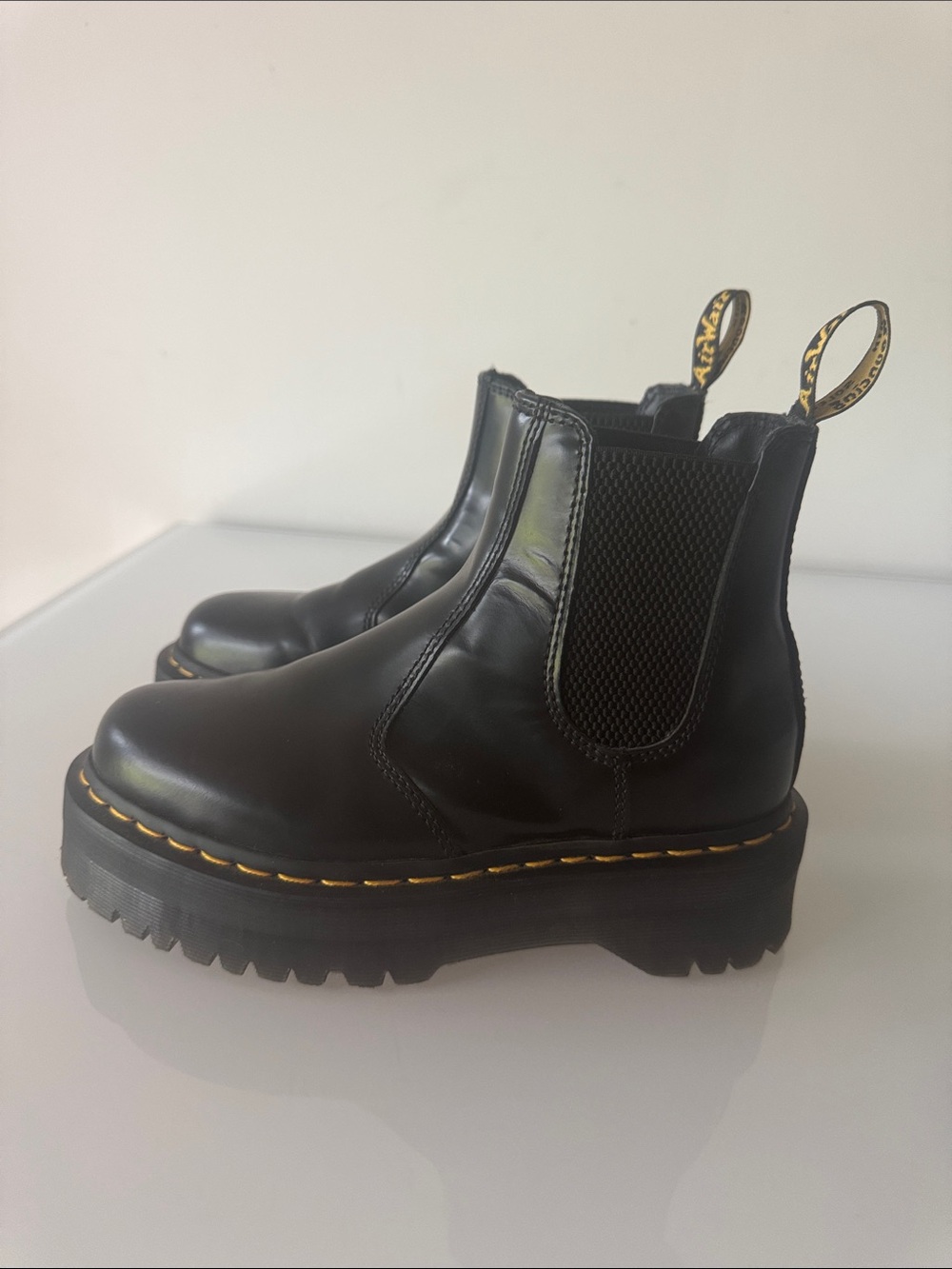 Dr. Martens 2976 Quad Chelsea Boots Black Size 7 (EU 38) - Picture 4 of 16